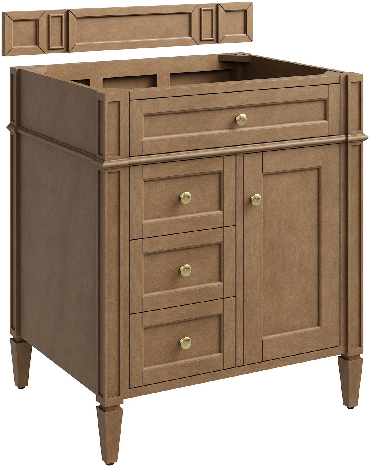 James Martin Vanities 655-V30-1WZ Brittany 30″ – White