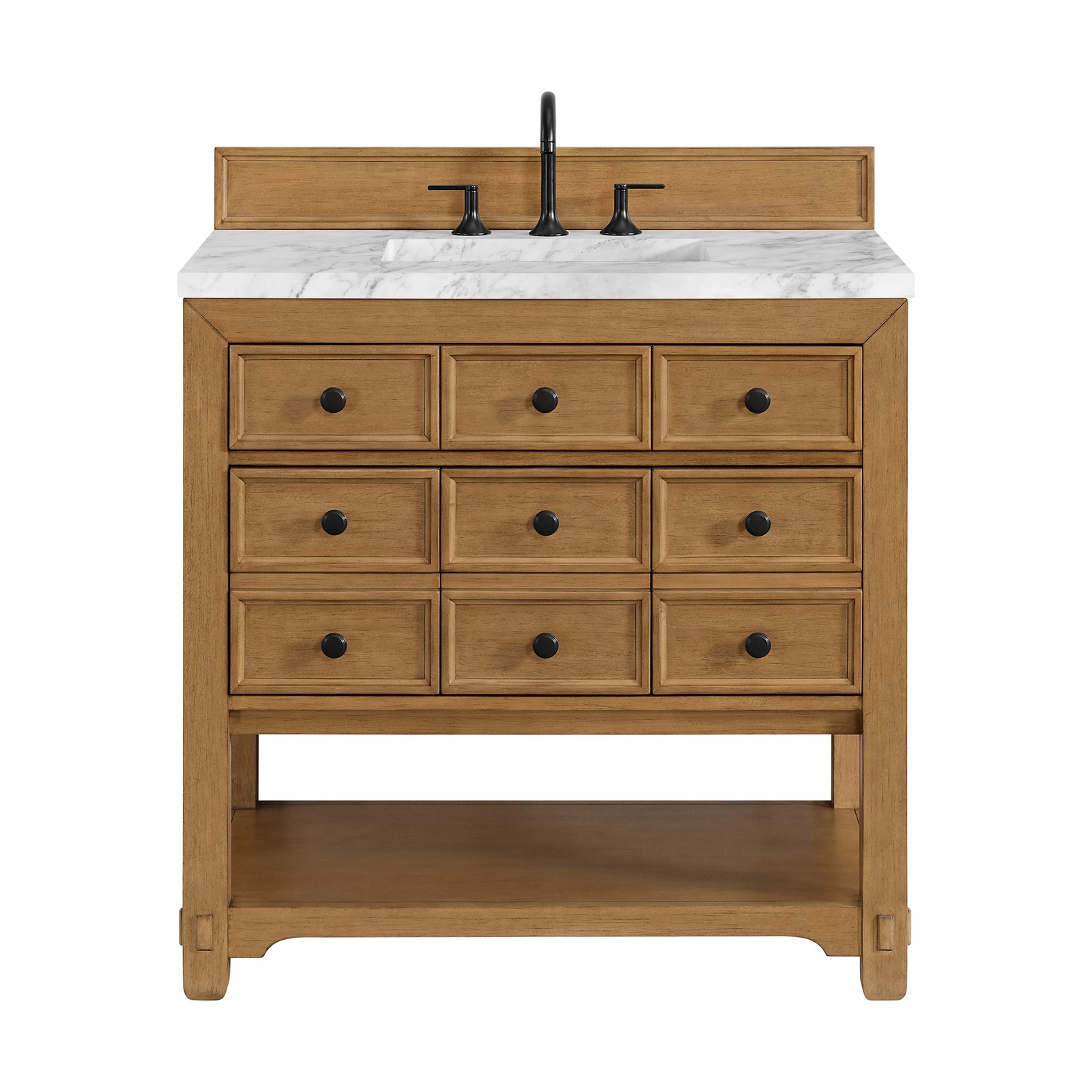 James Martin Vanities 505-V36-3CAR Malibu 36″ – Amber Birch