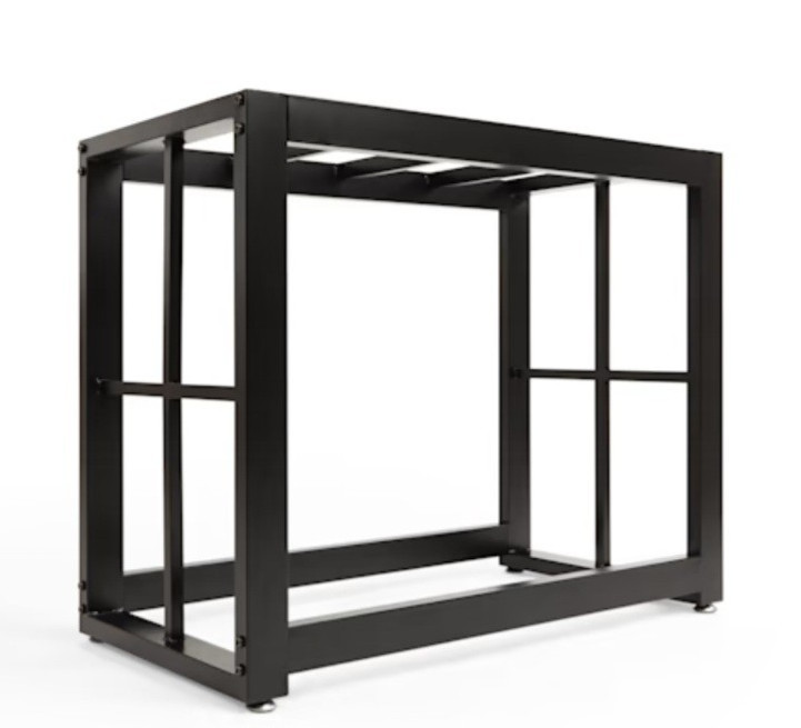 Black Metal Freestanding Aquarium Stand Frame 36x24x36 Contemporary Smooth