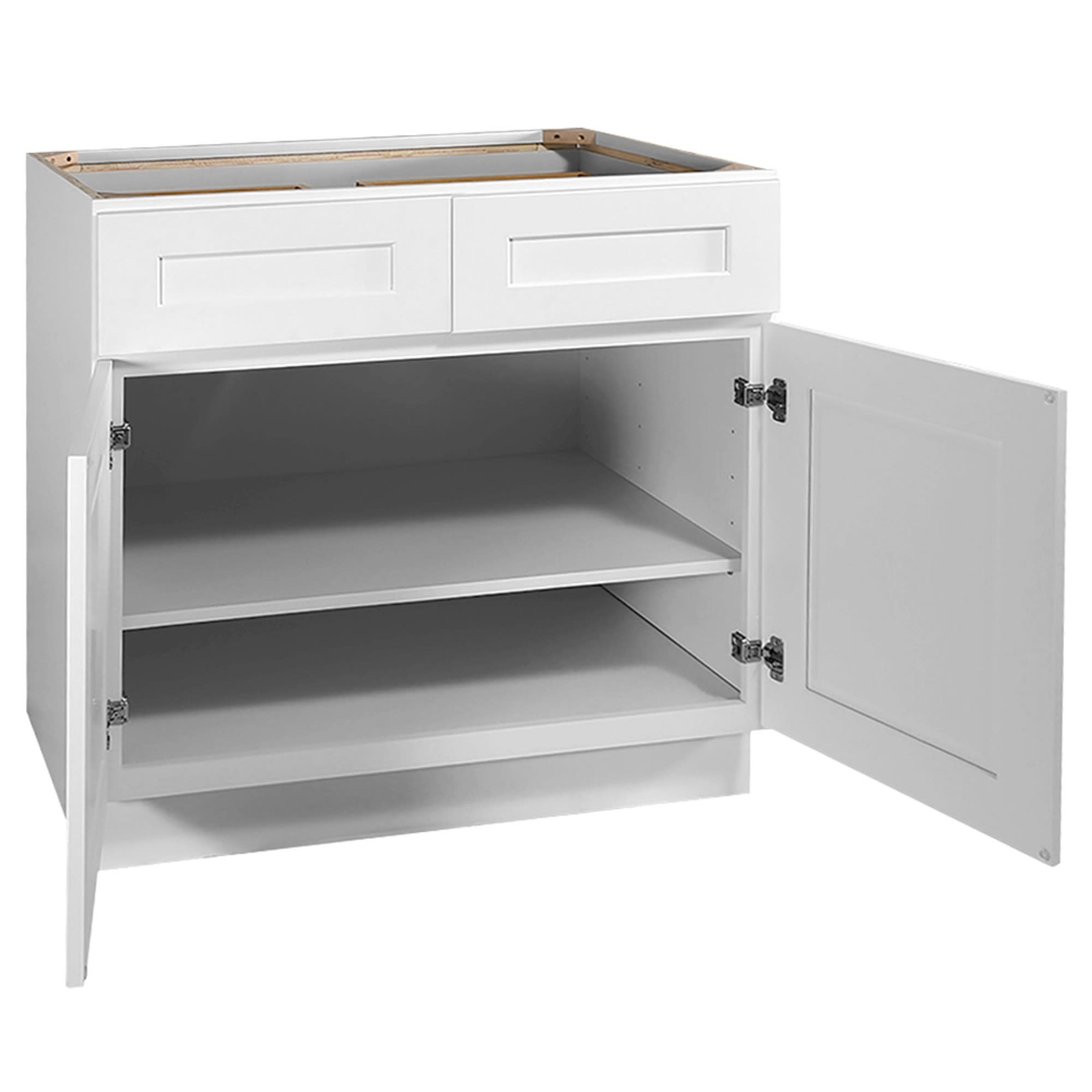 Design House 561415 Brookings 42″W x 34-1/2″H Double Door Base – White