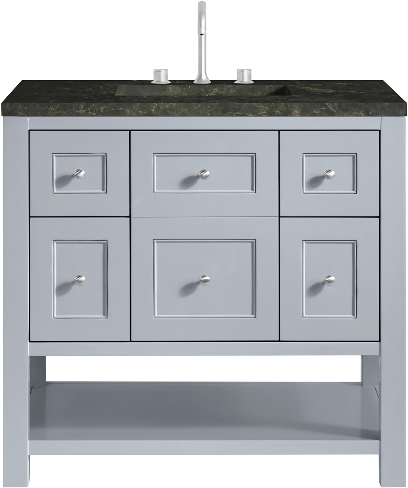 James Martin Vanities 330-V36-3PHT Breckenridge 36″ – Serenity Blue