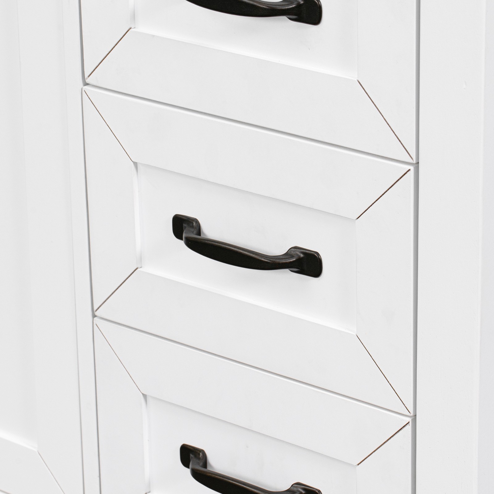 36″ Bathroom Vanity Base Only Cabinet with Drawers White