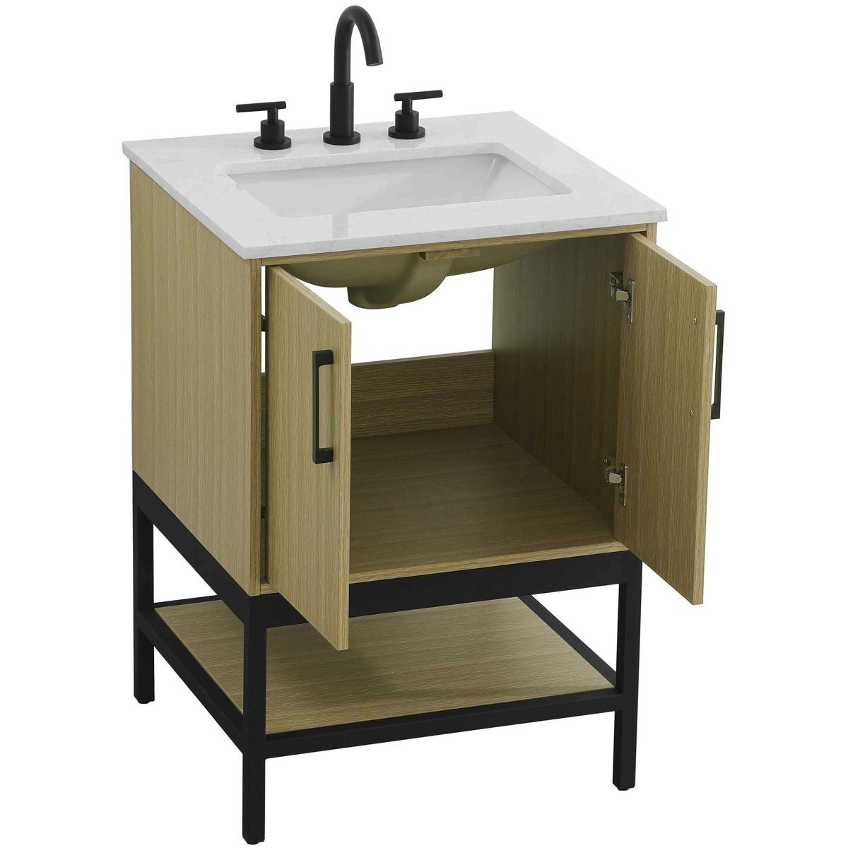 Elegant Lighting VF60724MHB Lennox Vanity Honey Brown