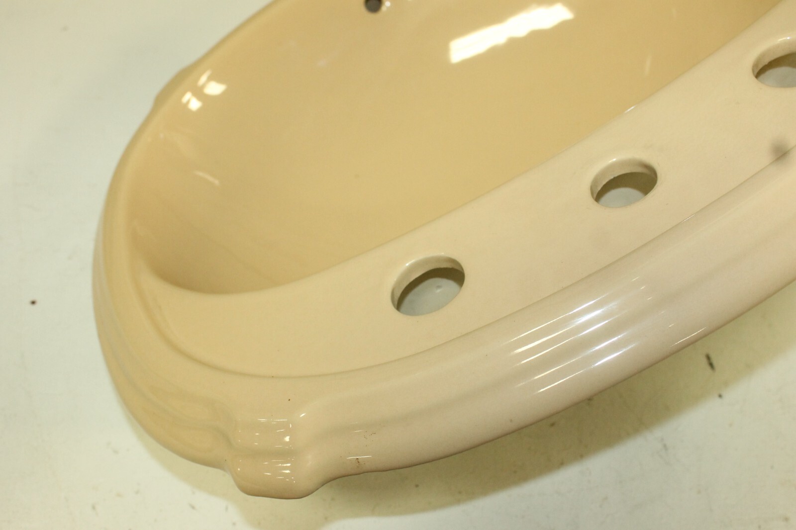 Kohler K-2189-8-98 Portrait Self-Rimming Bathroom Sink, Chamois