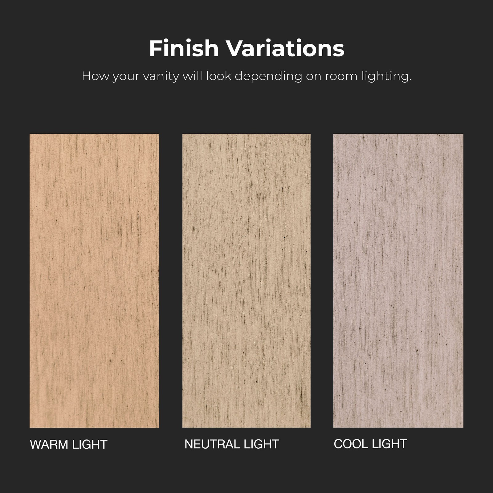 Solas 60″ Double Bathroom Vanity in Sahara Birch with White Countertop
