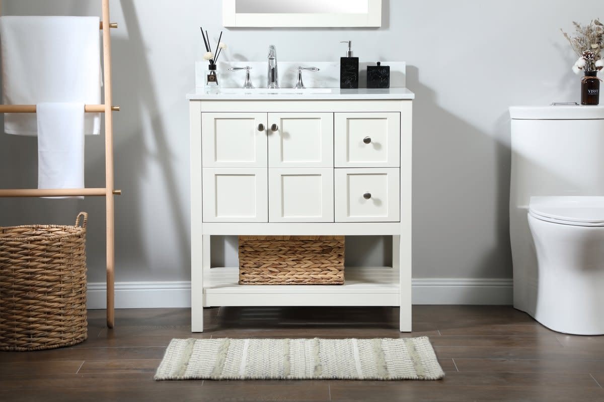 Elegant Lighting VF16432 Theo 32″ – Grey