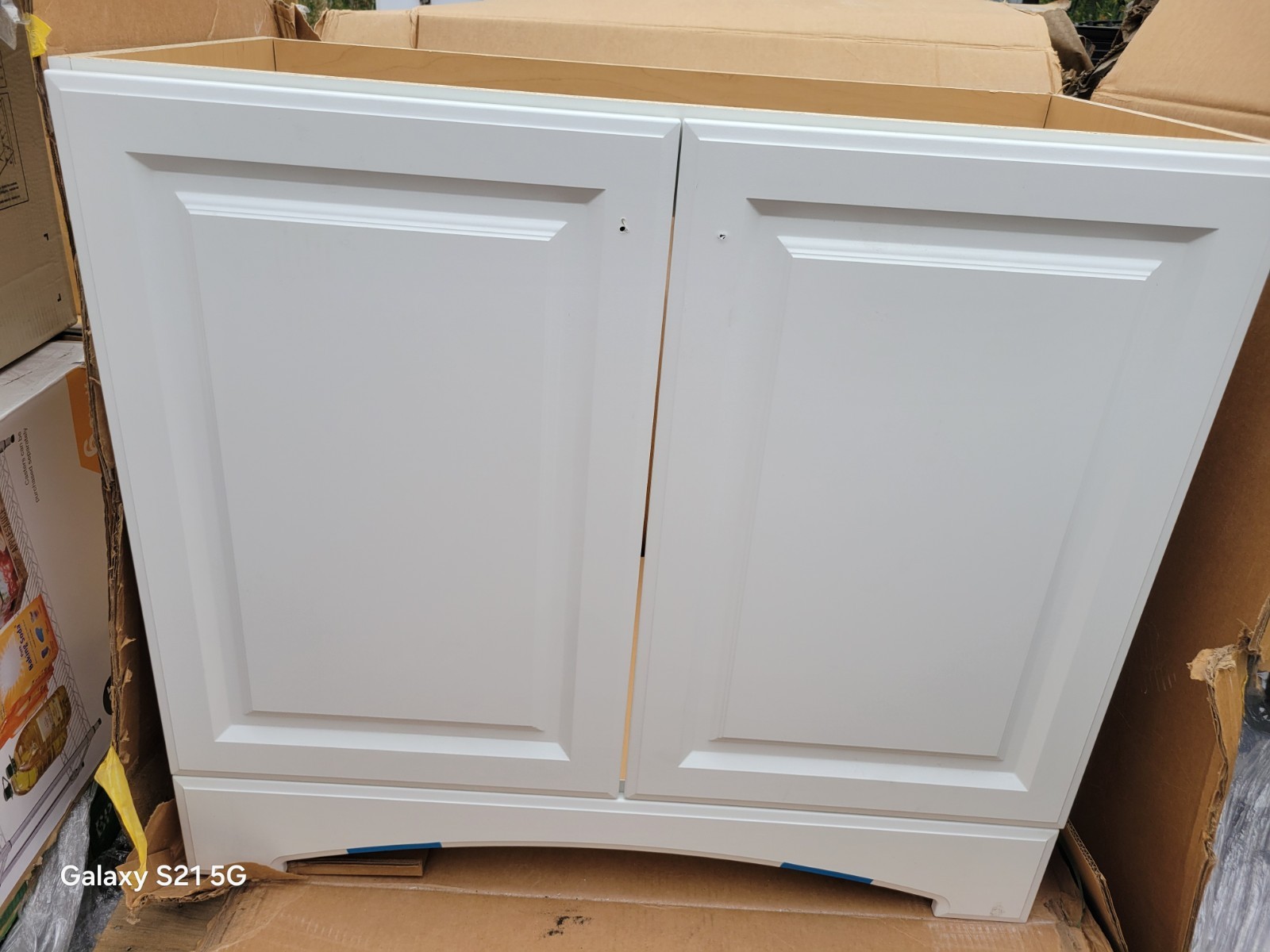 ➿️ Glacier Bay 37 in. Single Sink White Bath Vanity with Cult. Marble Top