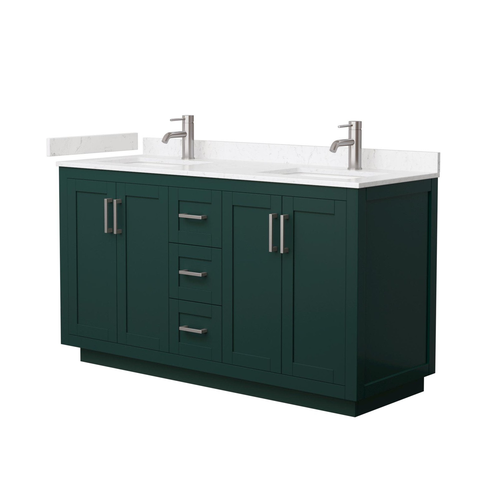 Wyndham Collection WCF2929-60D-VCA-MXX Miranda 60″ – Dark Gray / White Cultured