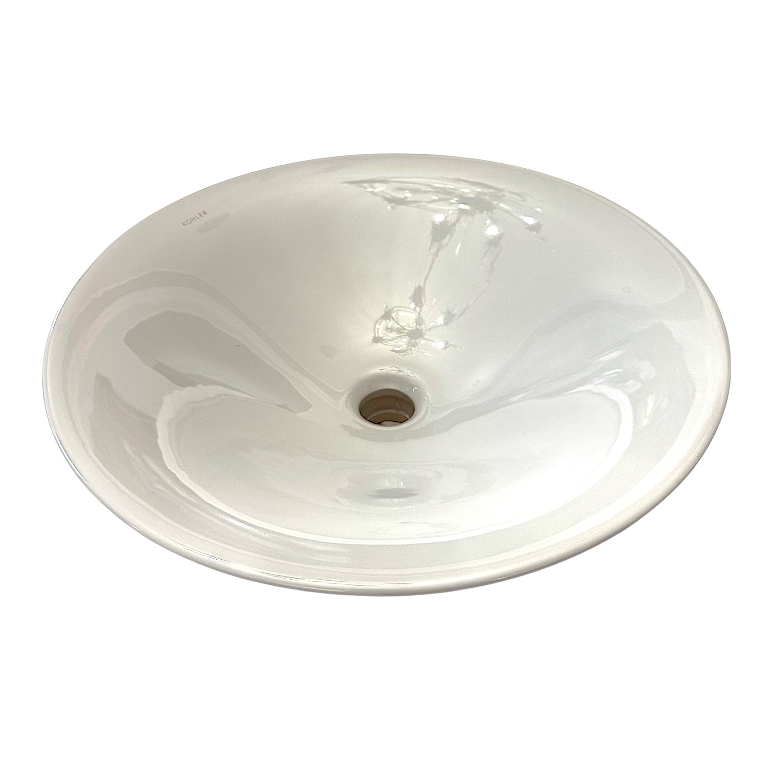 NEW KOHLER K-7806-95 Carillon Round Wading Pool Vessel Bathroom Sink, White