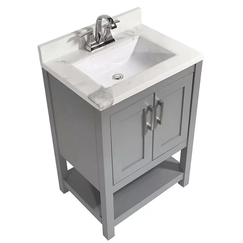 Ebern Designs Agu 25″ Single Bathroom Vanity Base Only