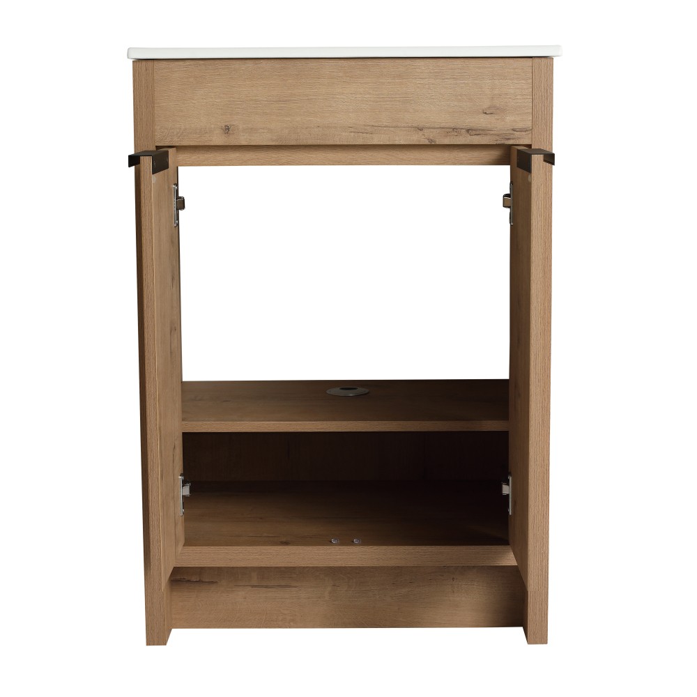 Vanity with Countertop and Two Soft-Close Cabinet Doors