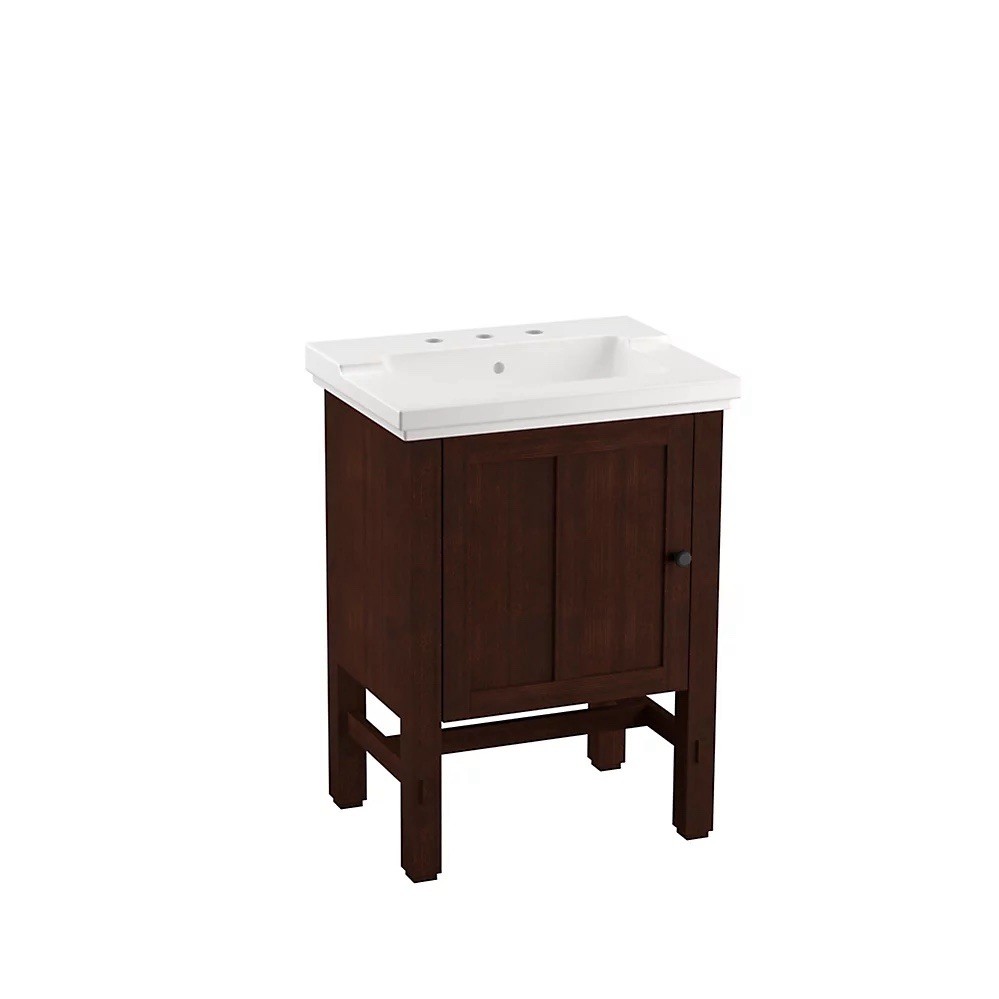 Kohler Tresham® 24″ bathroom vanity cabinet K-2604-F69 In Woodland Finish