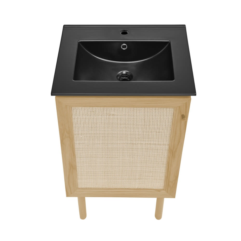 Swiss Madison SM-BV661 Classe 18″ – Natural Oak / Matte Black