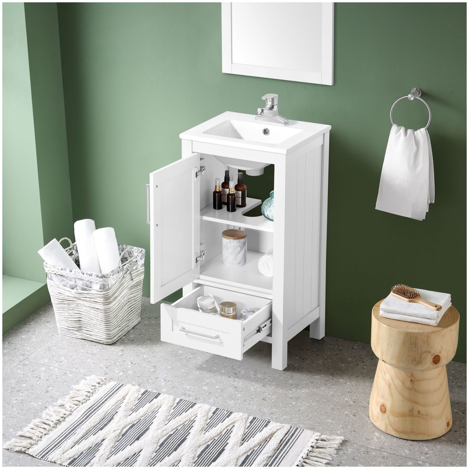 Ove Decors Kansas 18 Kansas 18″ – White