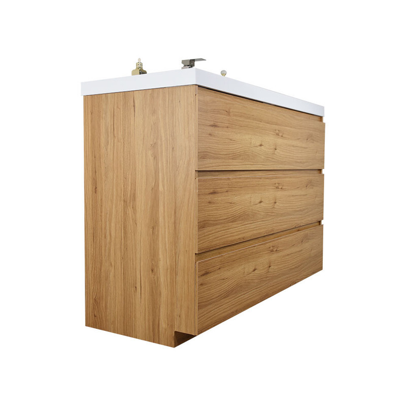 ANGELES 42″ FREESTANDING BATH VANITY WITH REINFORCED ACRYLIC SINK
