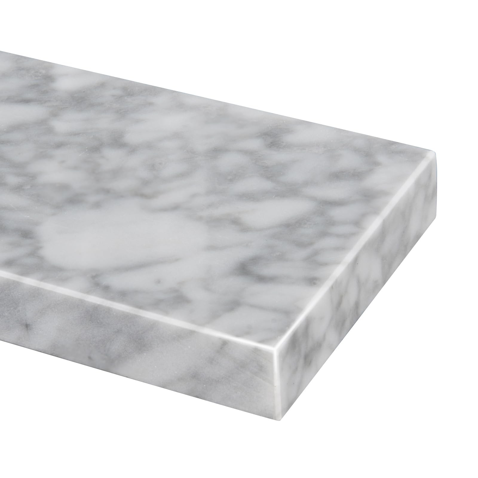 Eqloo 48 Inch Carrara Marble Backsplash For Bathroom Vanity Sink Top
