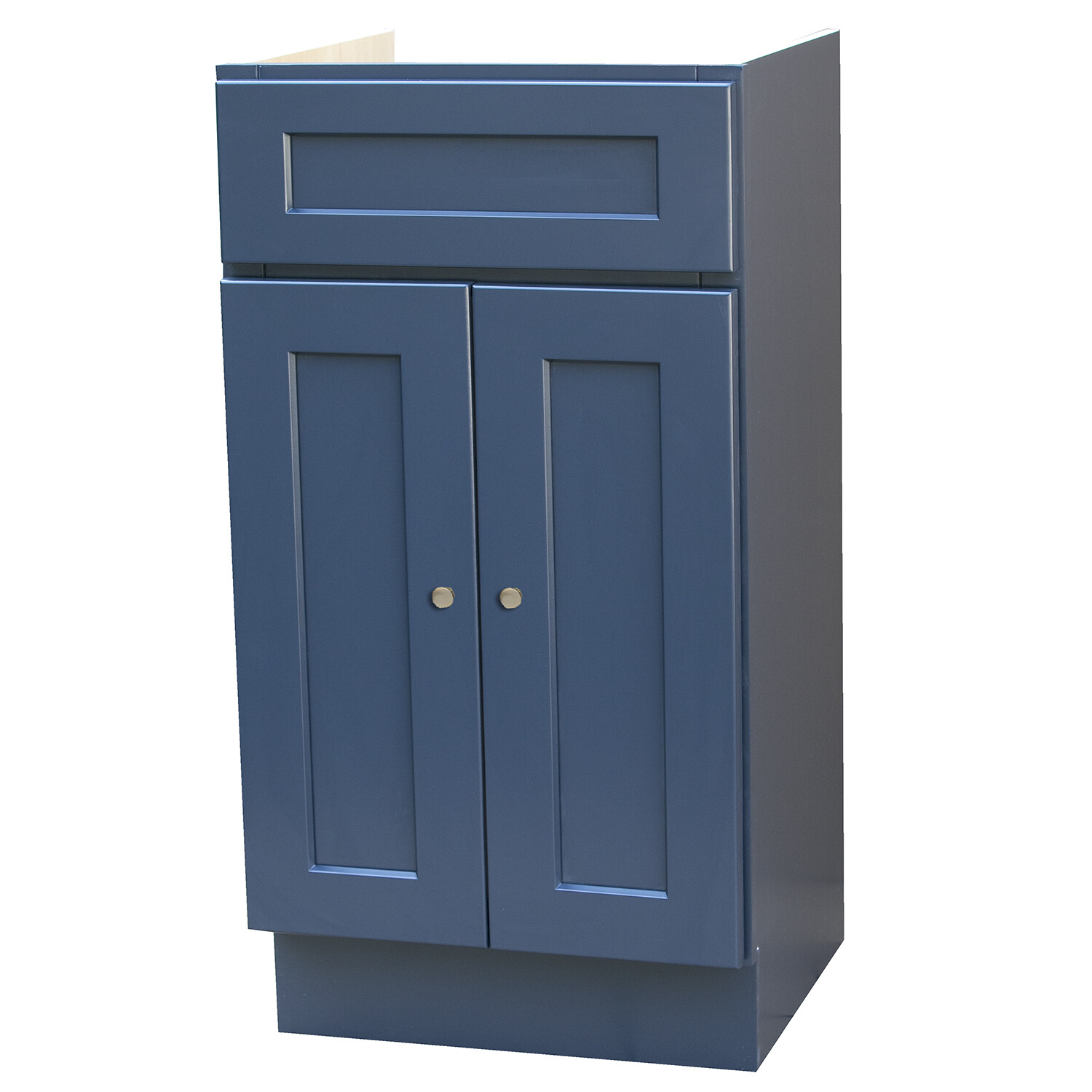 18 x 16 Blue Shaker Bathroom Vanity