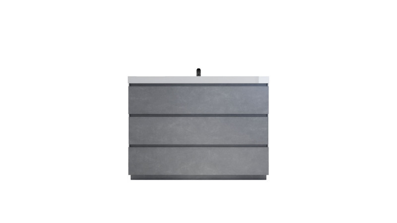 ANGELES 42″ FREESTANDING BATH VANITY WITH REINFORCED ACRYLIC SINK