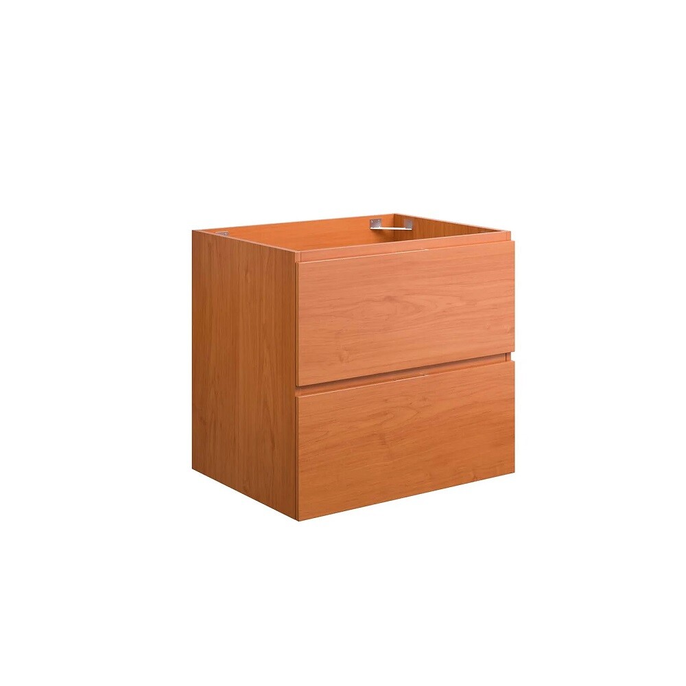 Cherry Walnut Wall-Mount floating Bathroom Vanity Cabinet (Sink NOT Included)