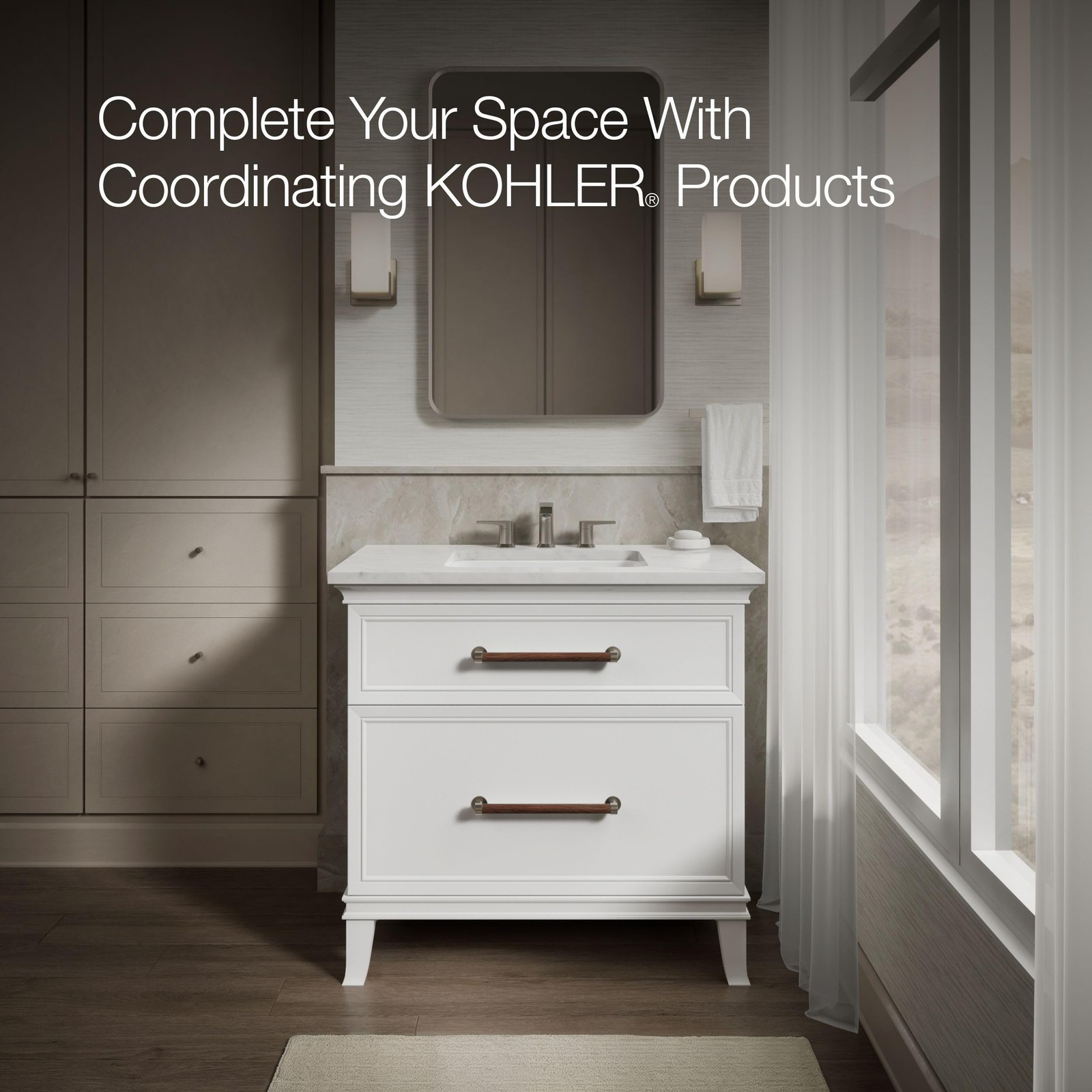 KOHLER 200000 Caxton Rectangle Undermount Bathroom Sink, Bathroom Vanity Sink…