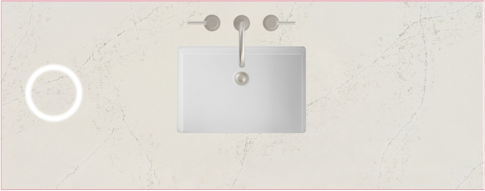 James Martin Vanities 050-S60S-FP-SNK 60″ Stone Composite Vanity – Siberian