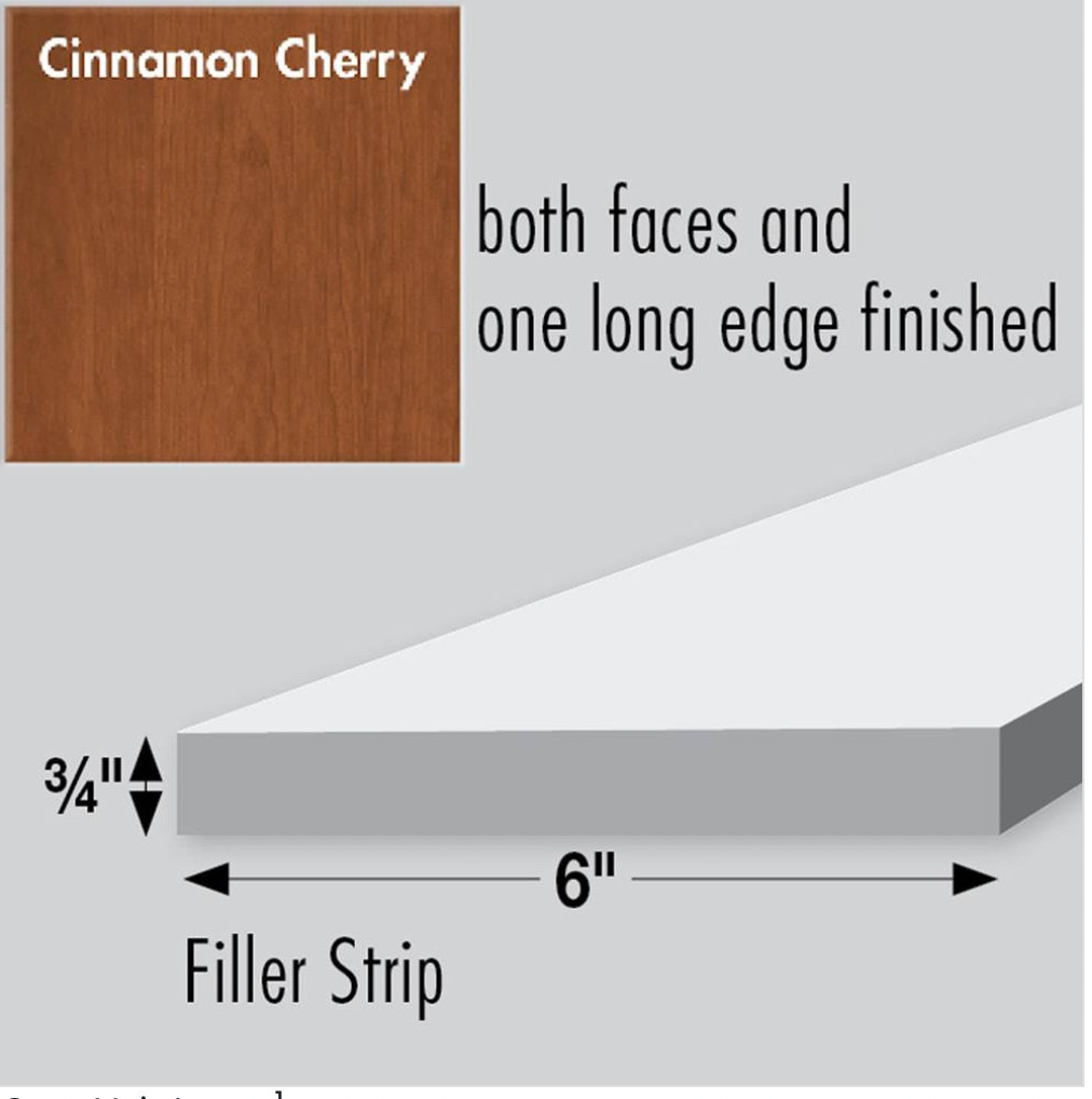 Strasser Woodenworks 83.908 – 6 X .75 X 36 Filler Cinn Cherry