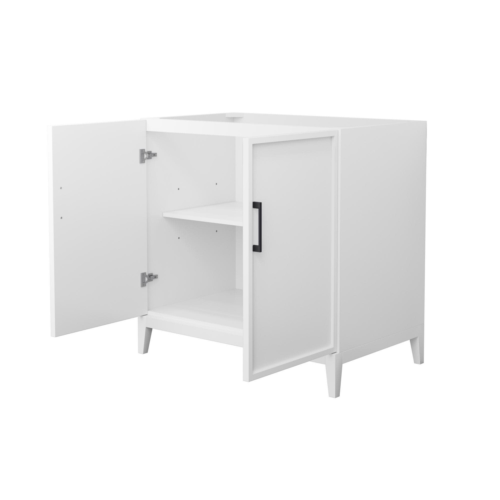 Wyndham Collection WCH717136S-CX-MXX Elan 35″ Single – White / Brushed Nickel