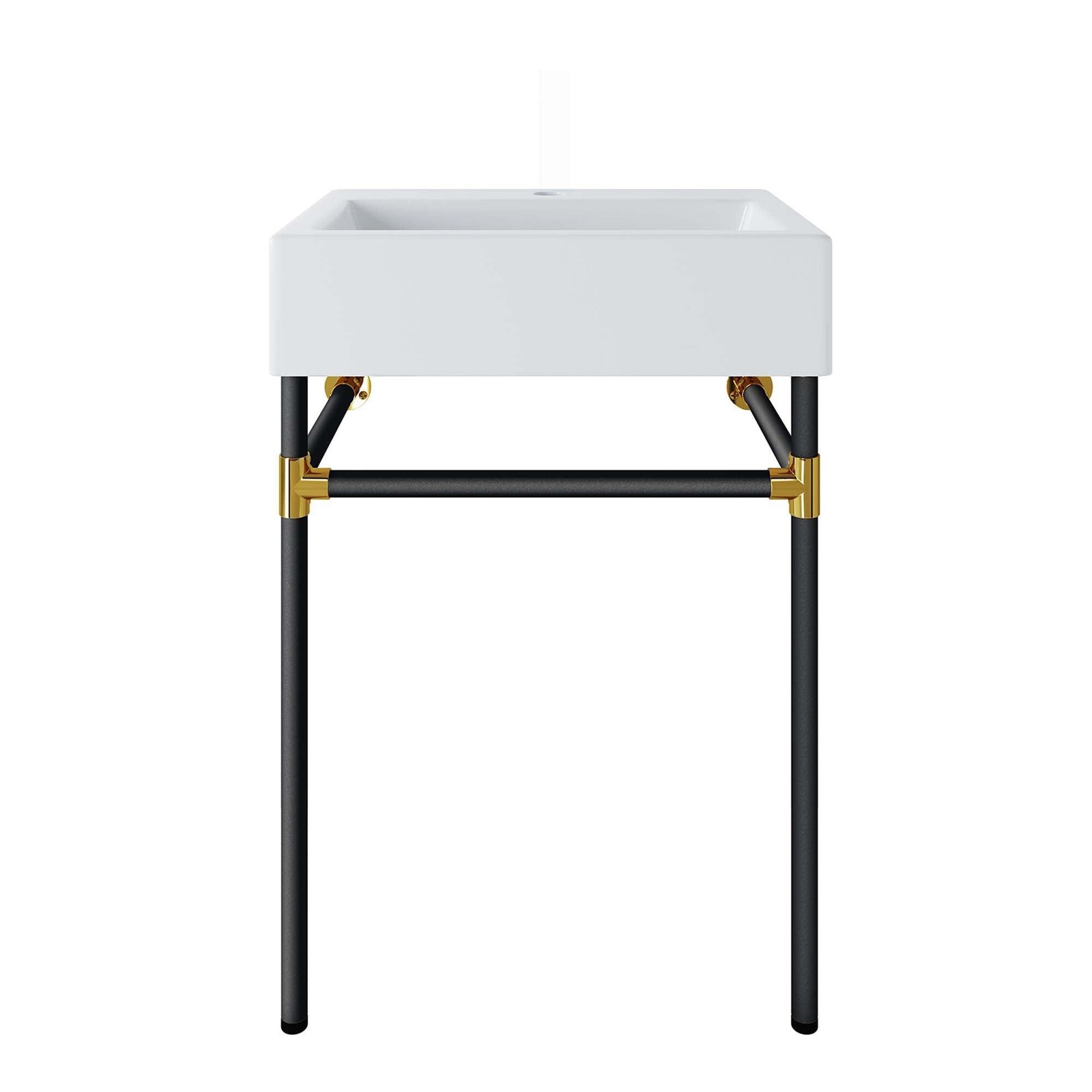 Redeem 24″ Wall-Mount Black Stainless Steel Bathroom Vanity