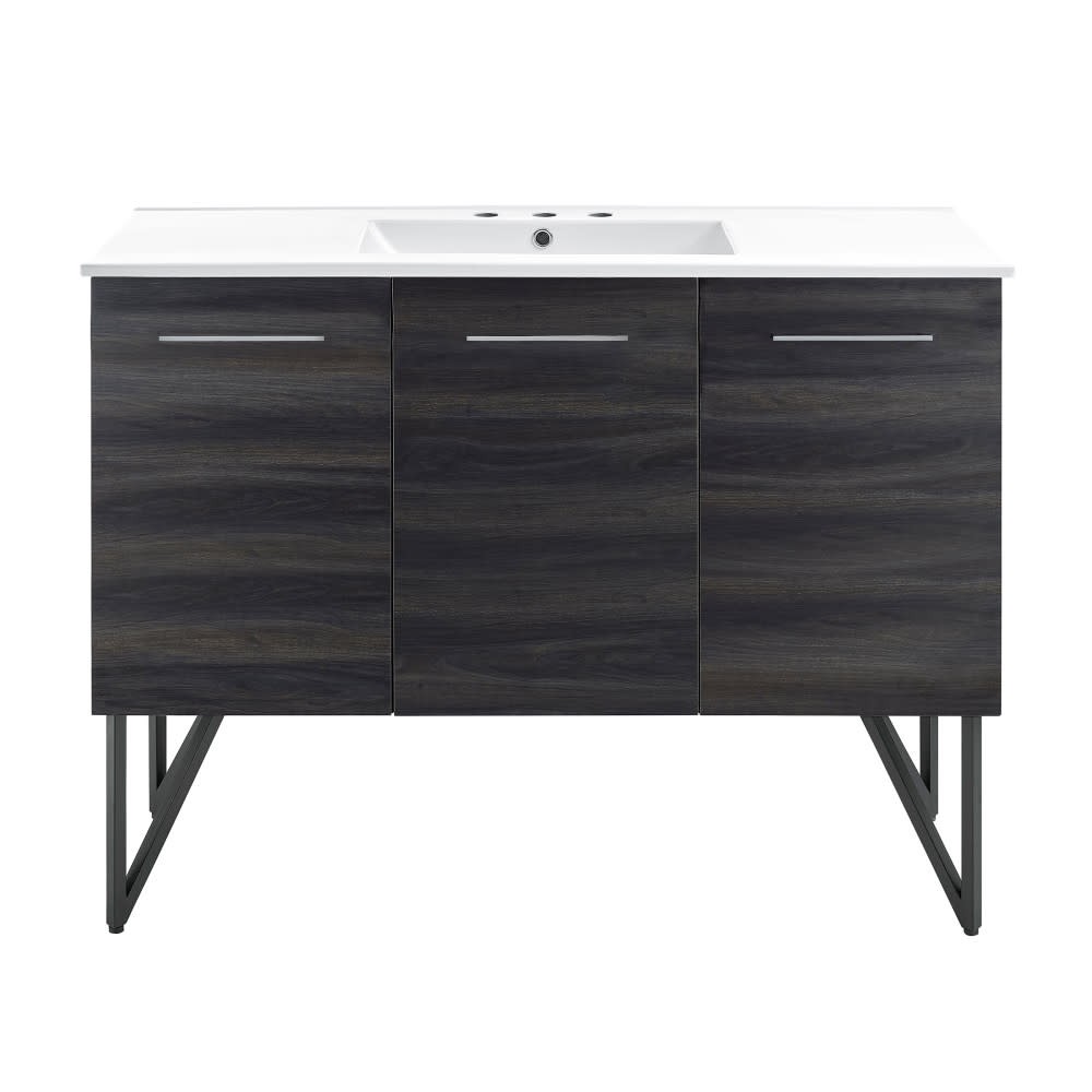 Swiss Madison SM-BV224-3 Annecy 48″ – Black Walnut / White