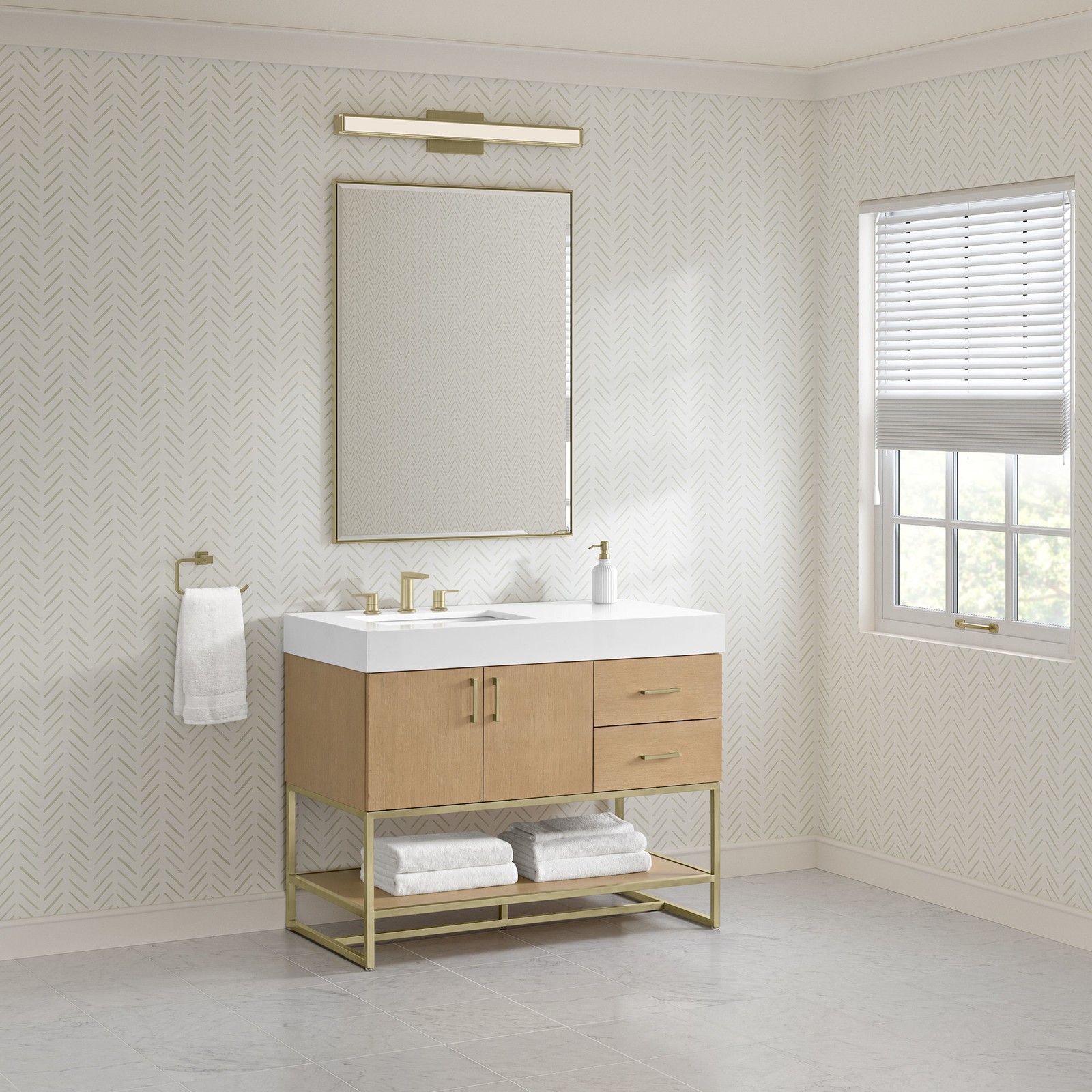 Miseno MV-MN521V42 Mauri 42″ – Warm Oak