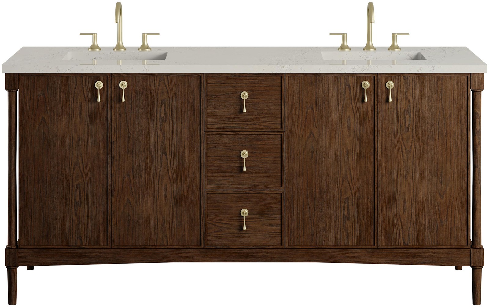 James Martin Vanities D680-V72-3SFR Kinnsden 72″ – Sable Oak