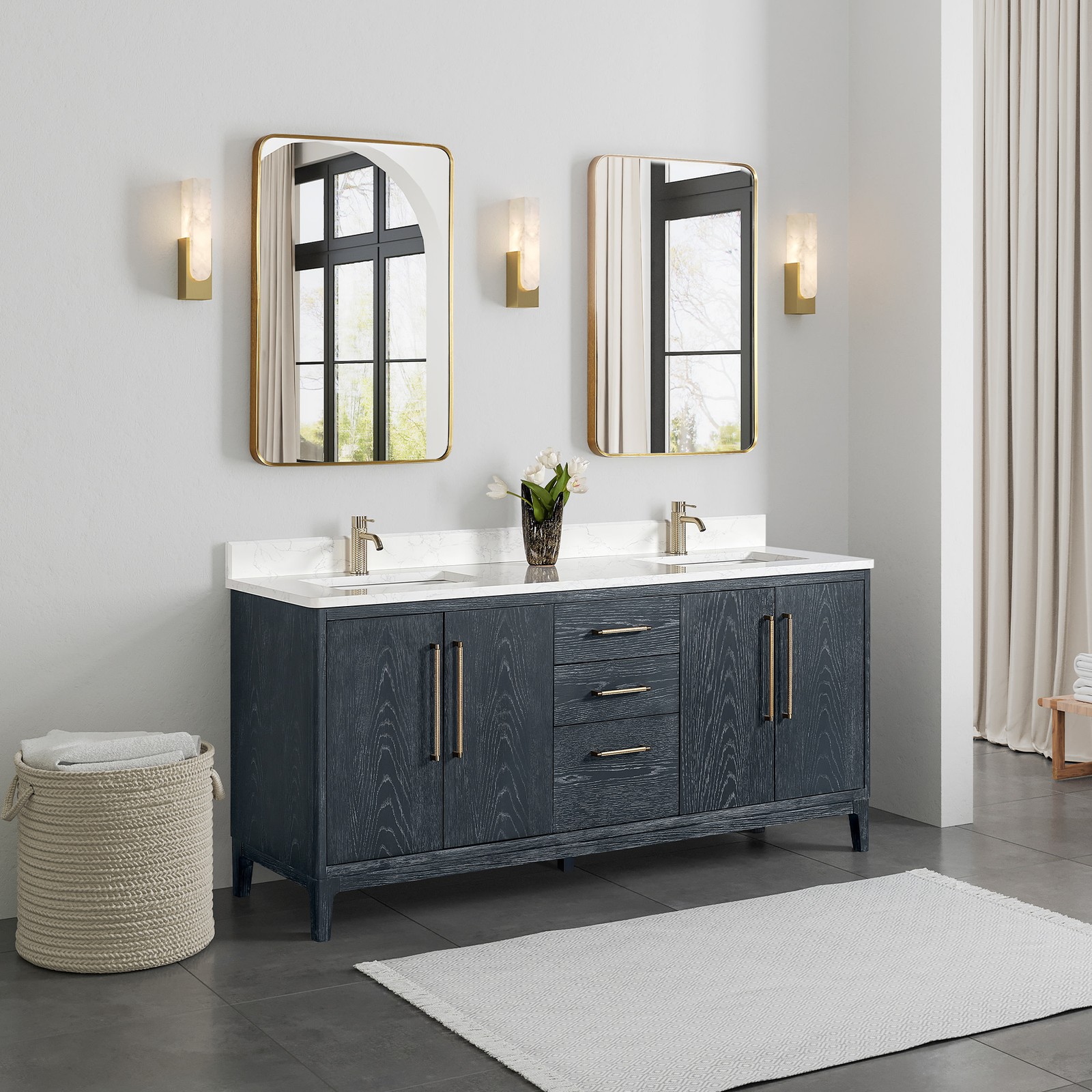 Miseno MV-GARA72-GWT Gara 72″ – Washed Ash Grey