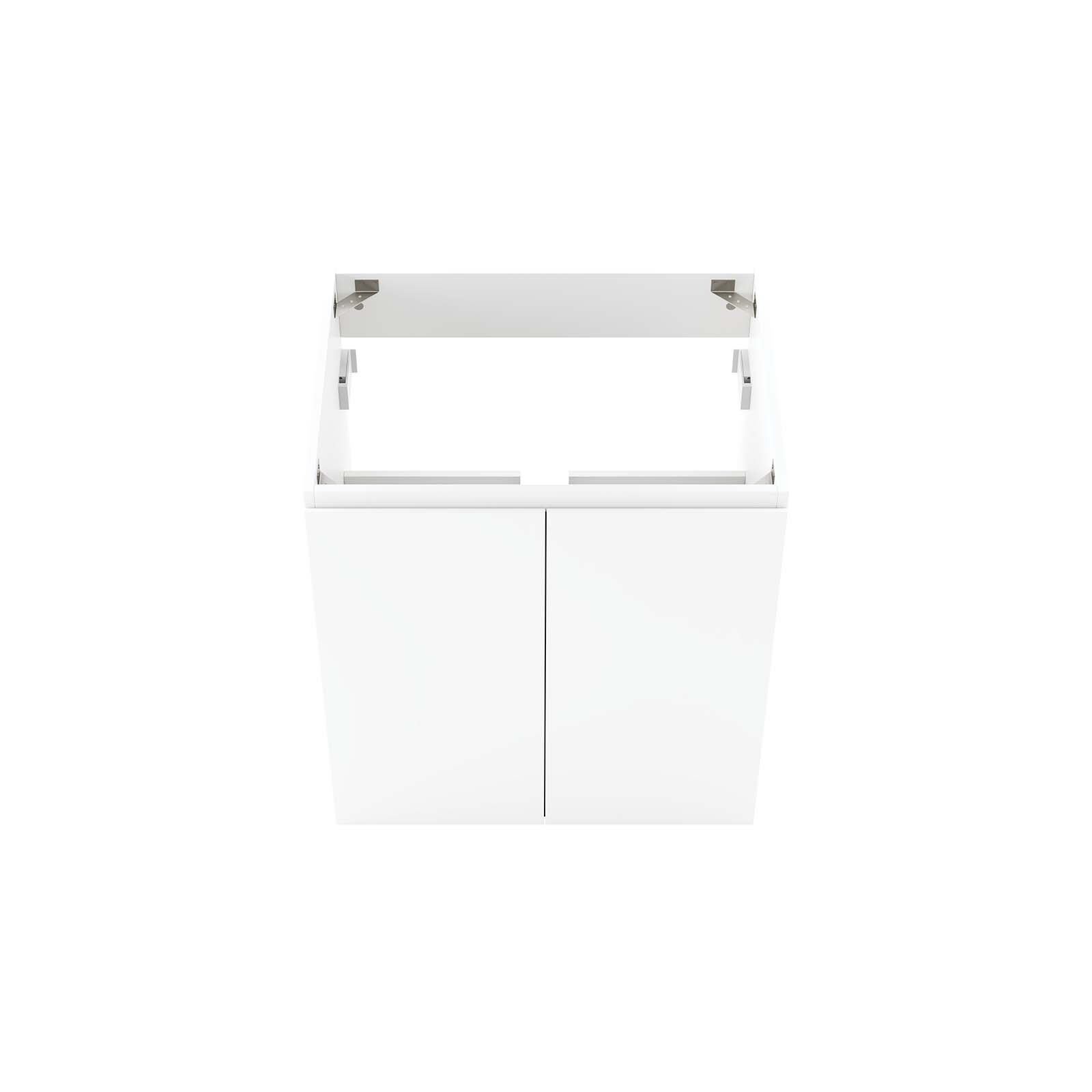 Modway Vitality 24″ Wall-Mount Bathroom Vanity in White