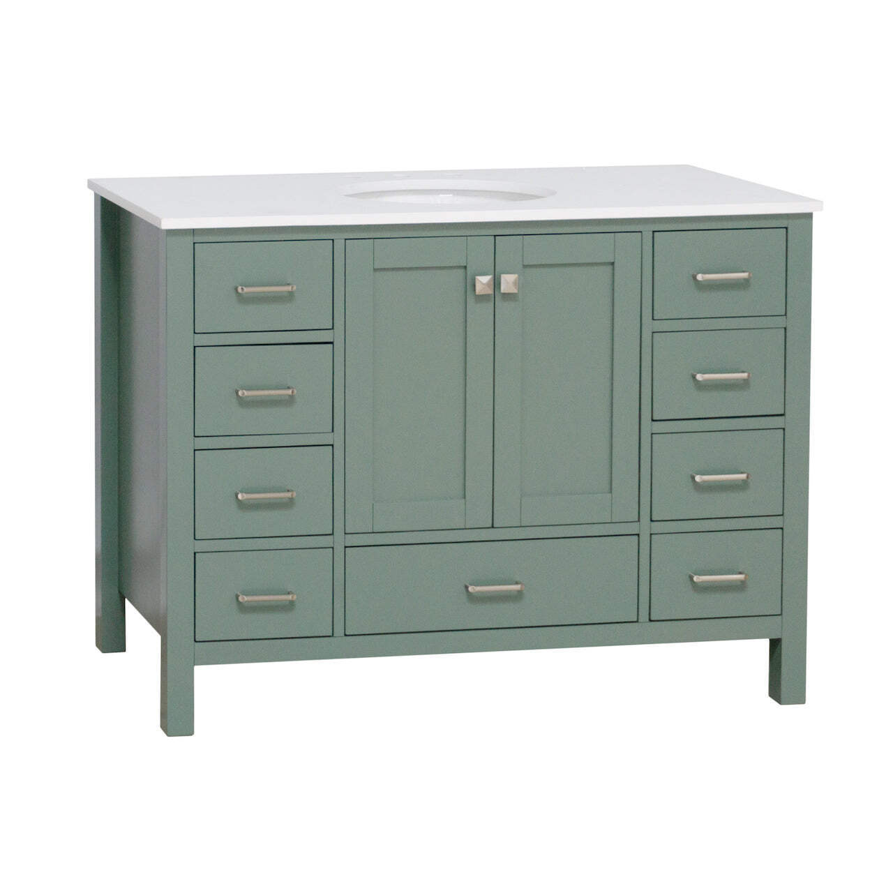 Horizon 48-inch Vanity with Engineered White Top