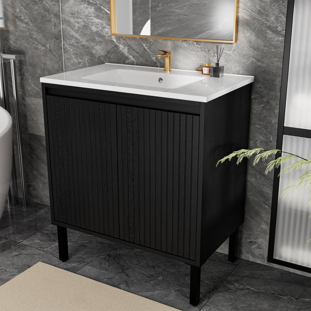 Bathroom Vanity W Sink Floor Standing Structure