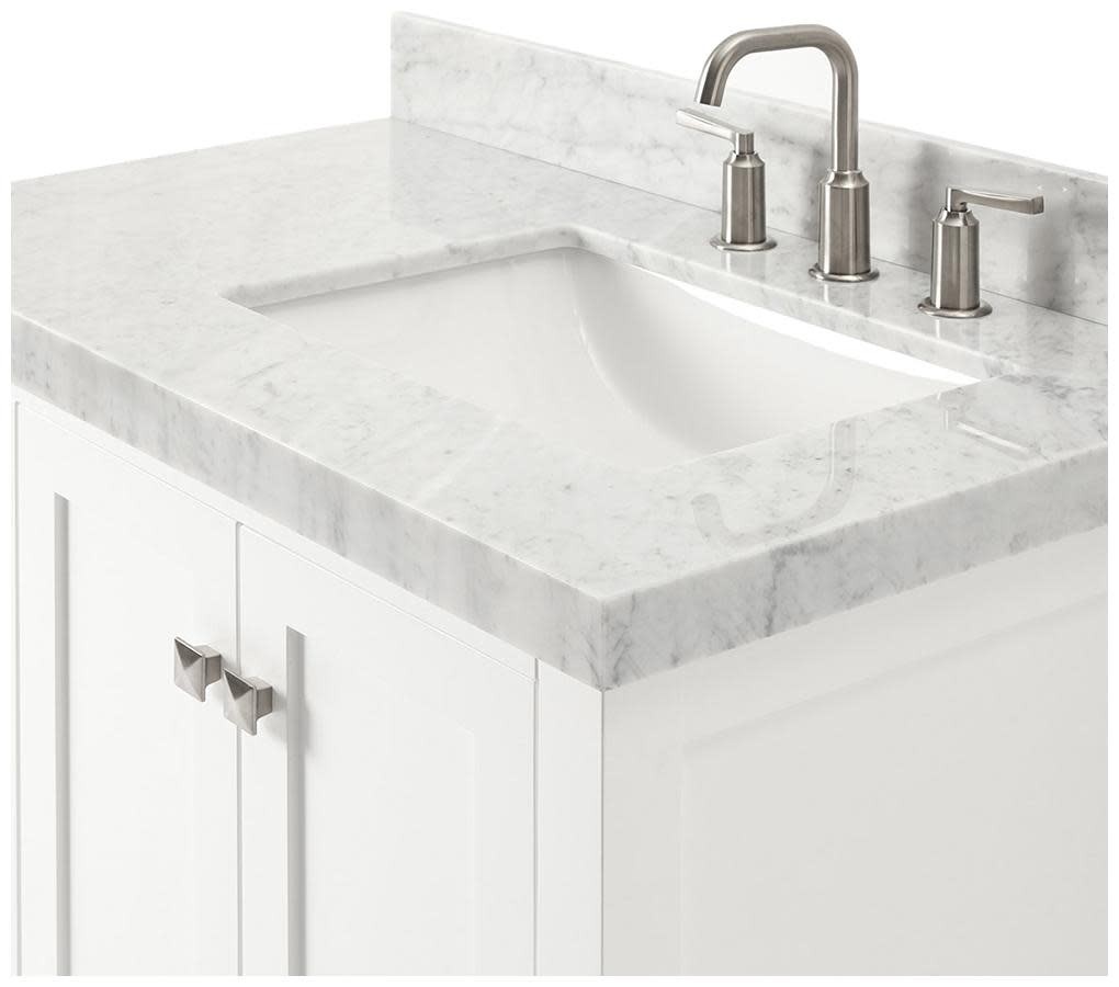 Ariel A036SRCW5RVO Cambridge 36″ – Midnight Blue / Italian Carrara Marble Top /