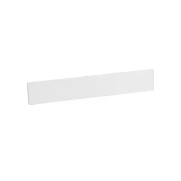 Timeless Home 24 in. W Engineered Stone Vanity Backsplash in Ivory White
