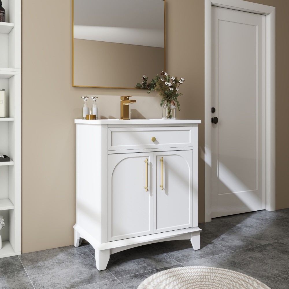 27.8″ White Ceramic Basin, Only Ceramic Sink, Without Cabinet