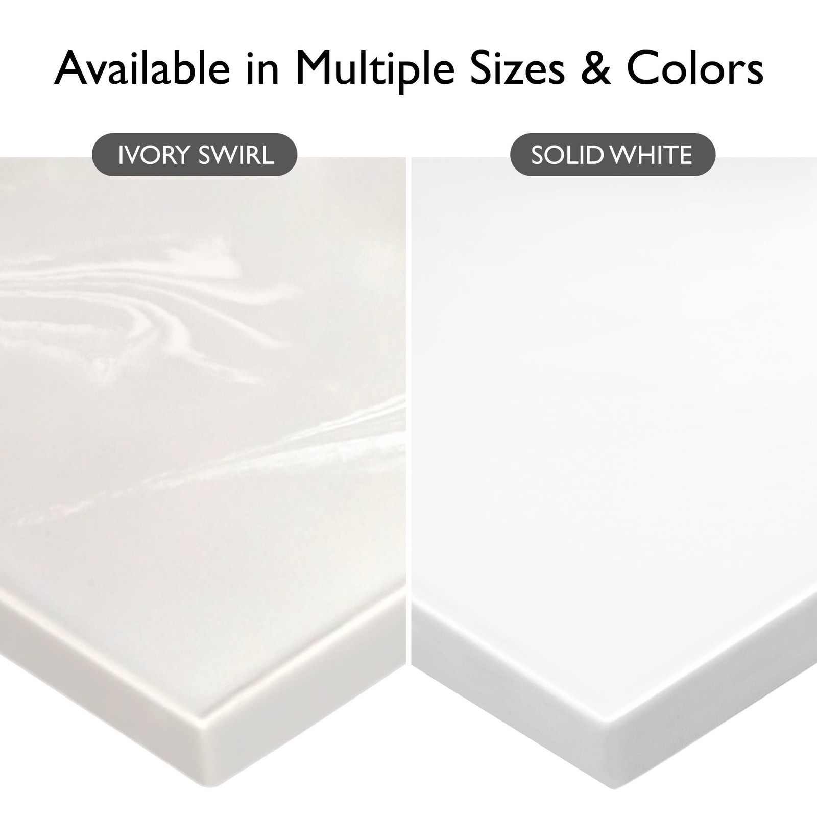 Design House 586198 White 31″ Cultured Marble Vanity Top With Backsplash