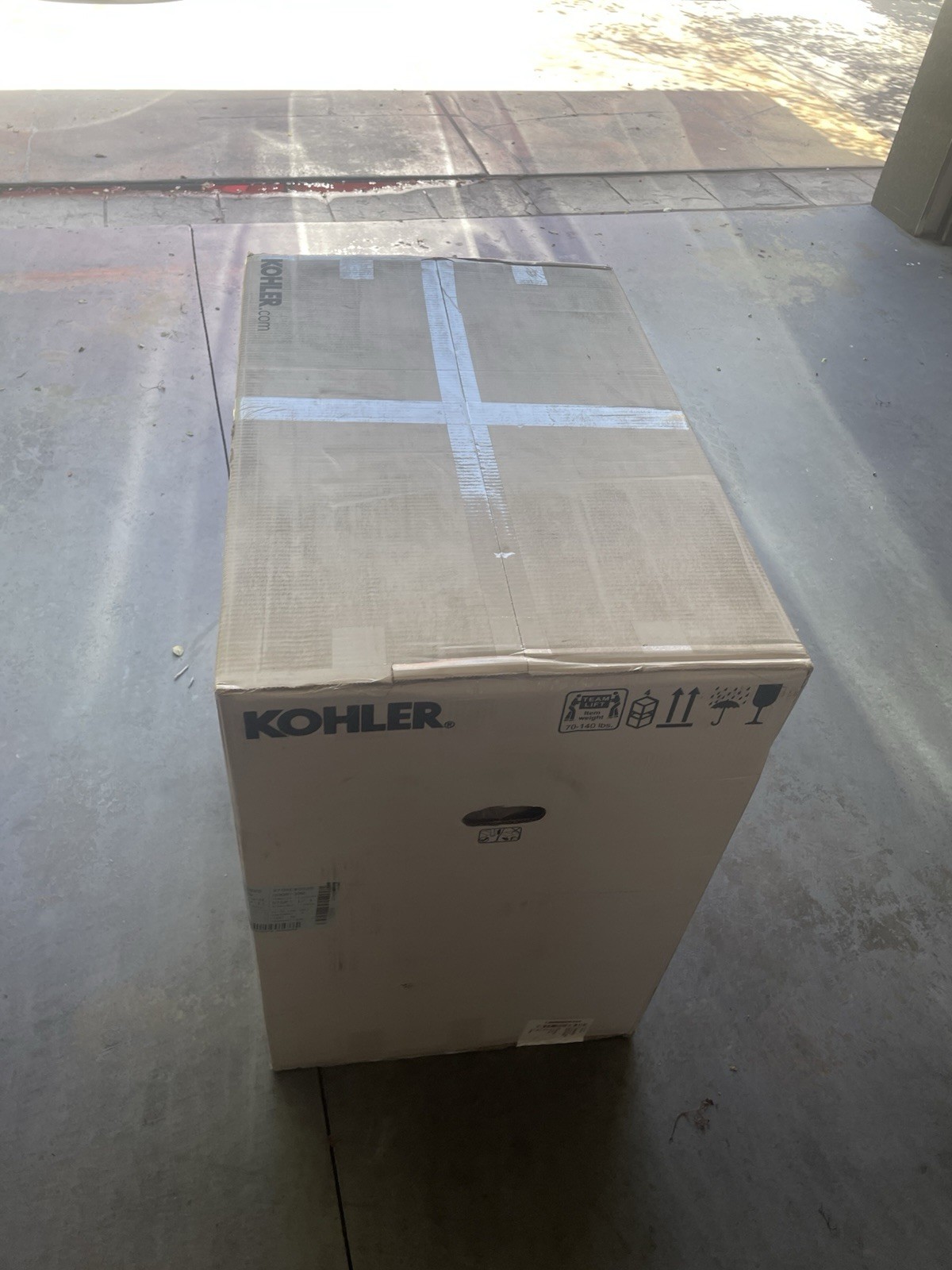 NEW KOHLER Chesil 30″ White Finish Wood Single Sink Vanity w/ Quartz Top & Sink