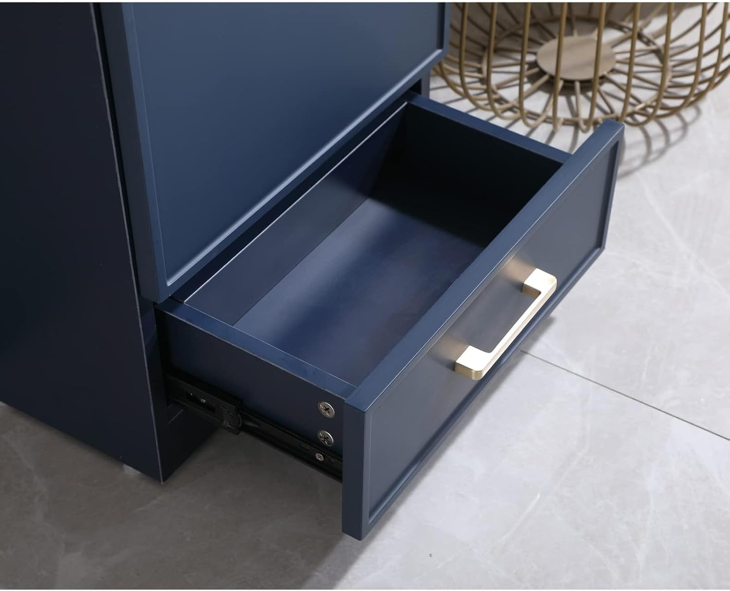 18 Inch Bathroom Vanity with Sink Set, Small Bathroom Vanity with Undermount Ves