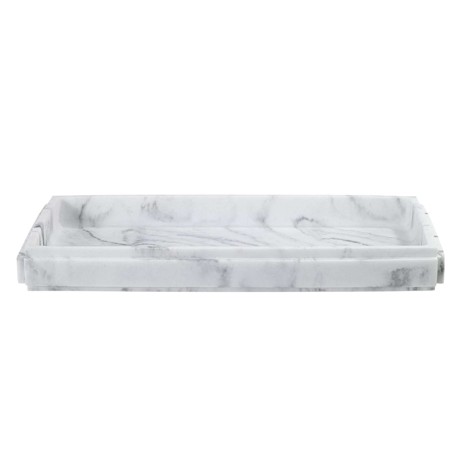 – Vanity Tray, Resin Countertop Organizer, Marble Inspired Bathroom Decor (Ca…
