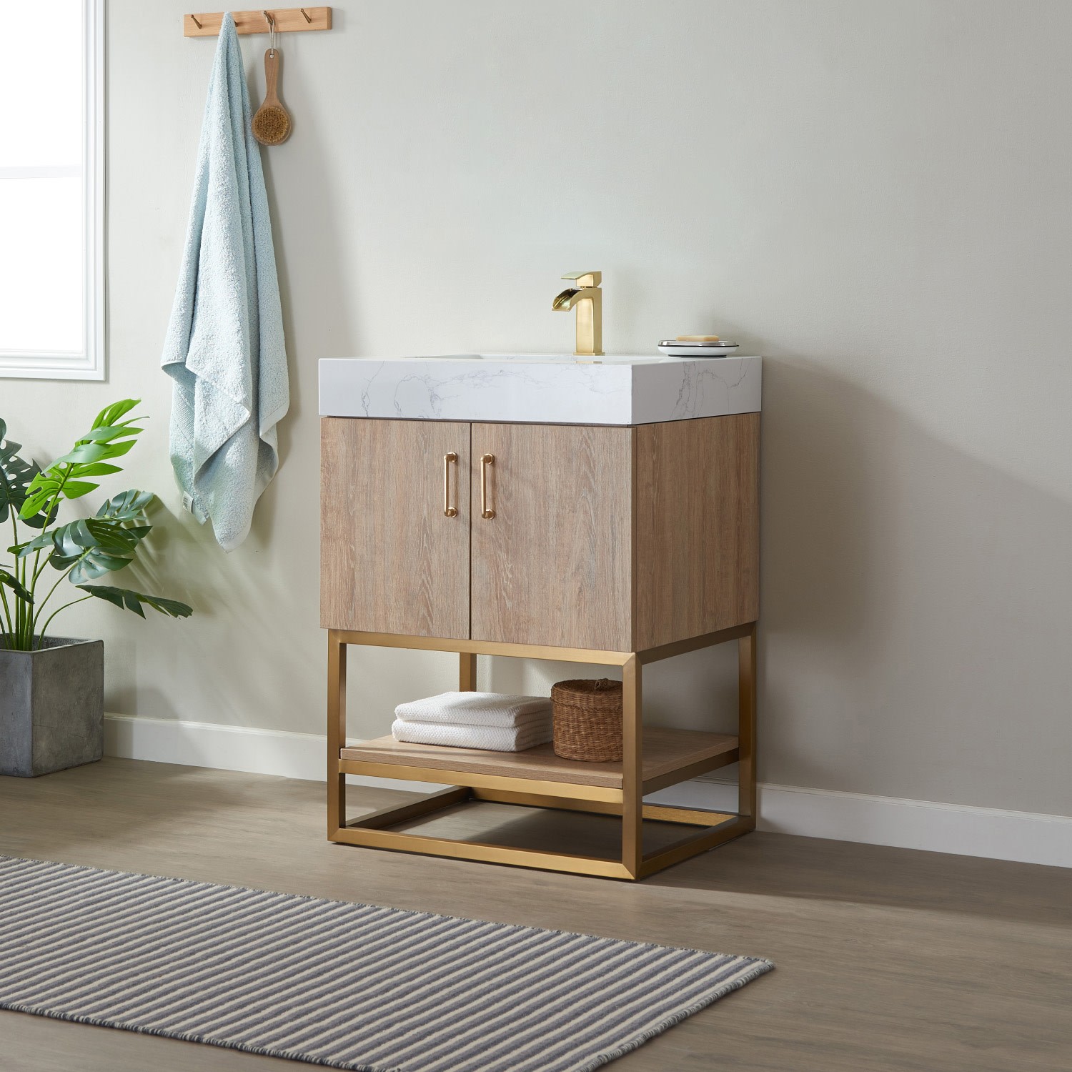 Miseno MV789024-NM Alistair 24″ – North American Oak