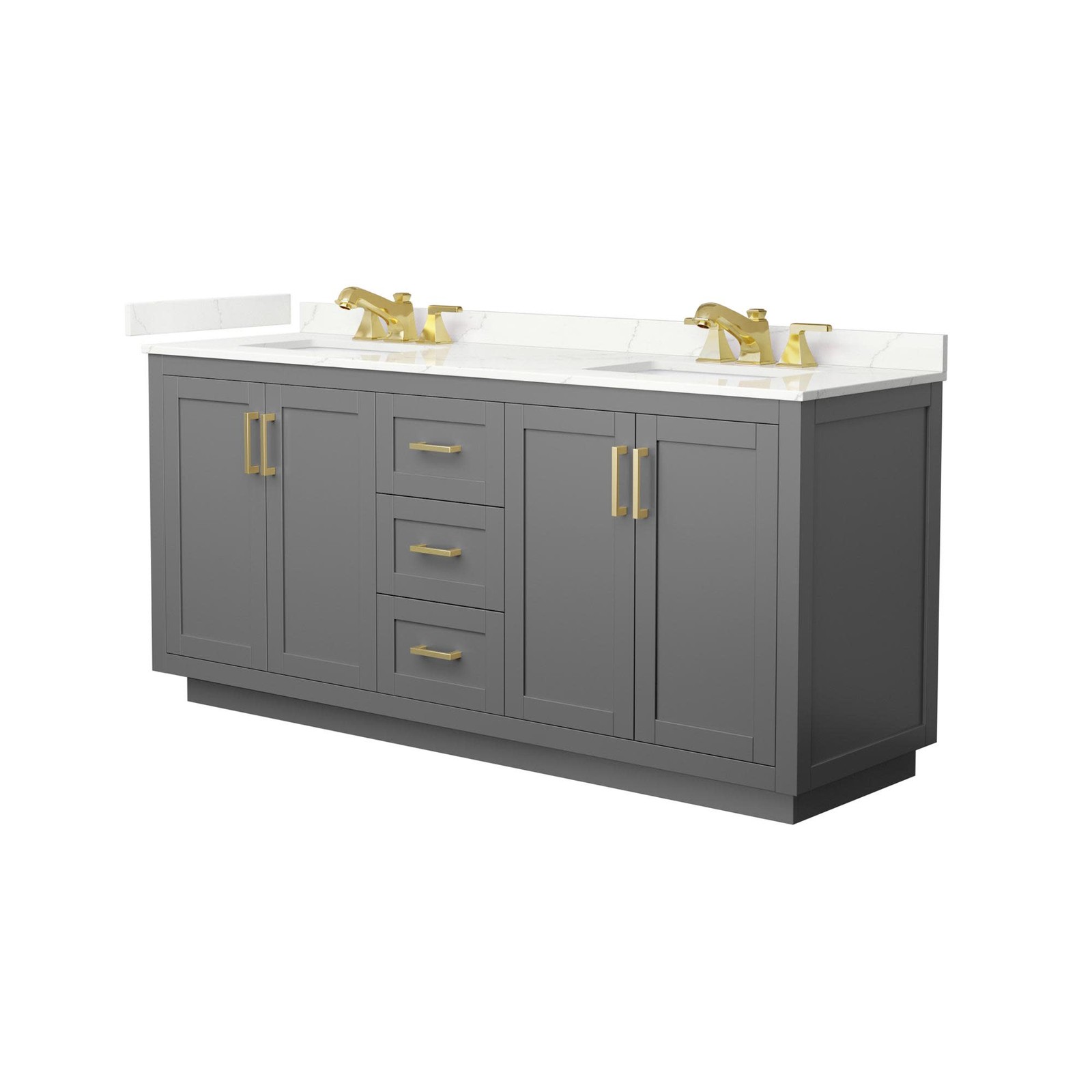 Wyndham Collection WCF292972D-QTZ-US3MXX Miranda 72″ – Dark Gray / Giotto Quartz