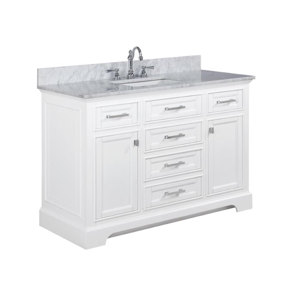 Maklaine 48″ Single Vanity in White