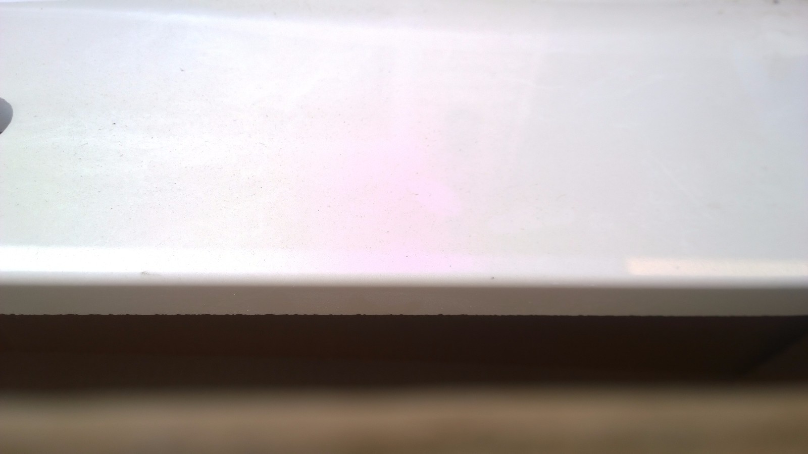 NIB Premium White CULTURED MARBLE VANITY TOP for Double Vessel Sinks 88″ x 22″