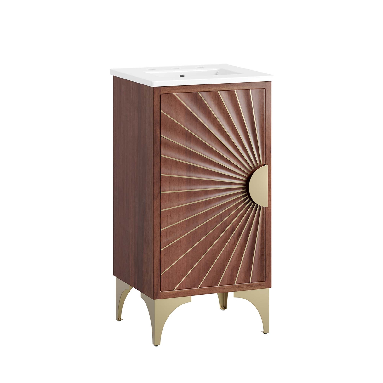 Daylight 18″ Bathroom Vanity in White Walnut