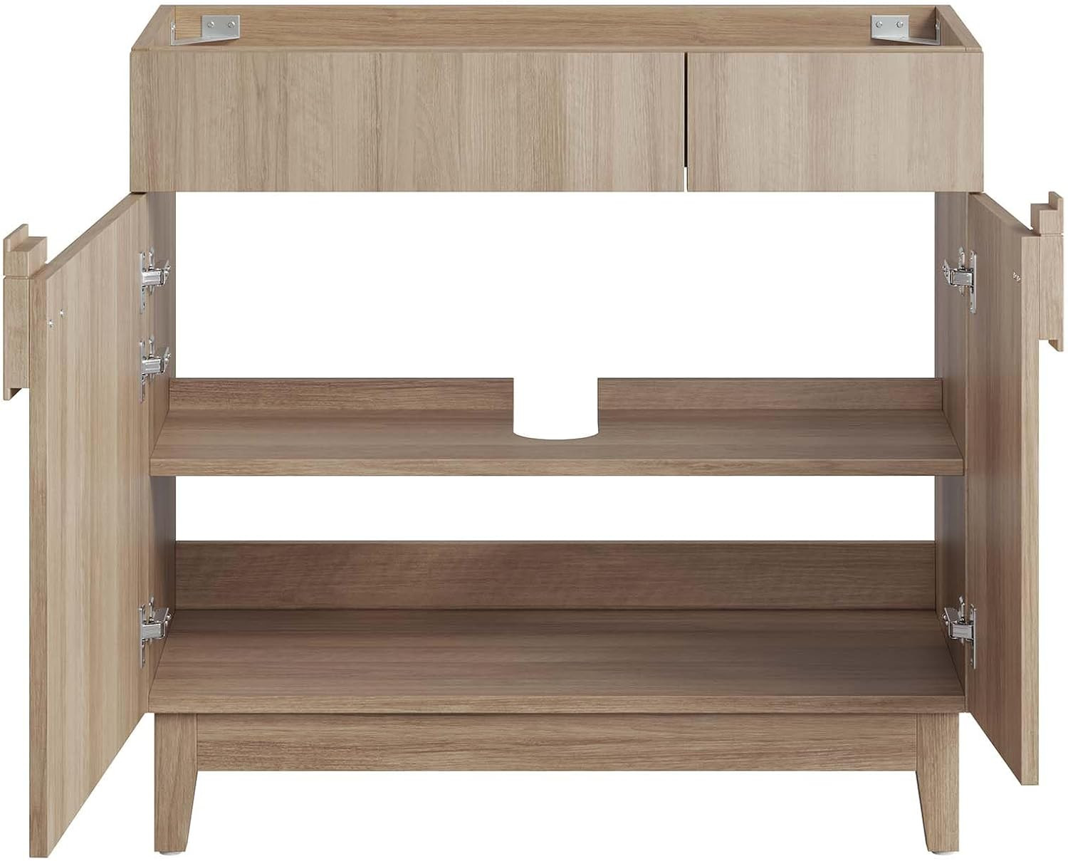 36″ Oak Bathroom Vanity Cabinet – Sink Basin Not Included, EEI-6400-OAK