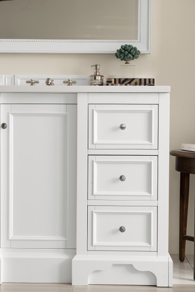 48″ James Martin De Soto 825-V48-BW-3TJR Vanity Cabinet Tajnar Eclos Top