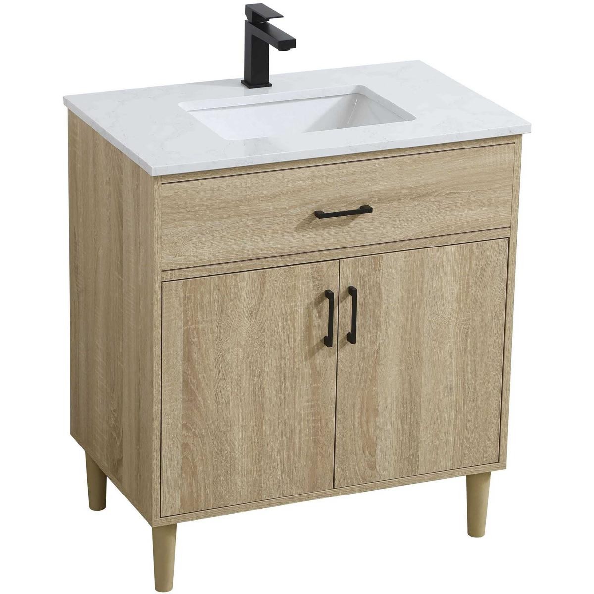 Elegant Lighting VF25030MW Chandler Vanity Mango Wood